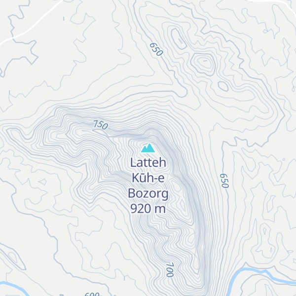 Map of Latteh Kūh-e Bozorg