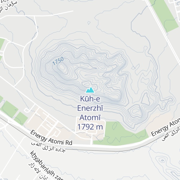 Map of Kūh-e Enerzhī Atomī