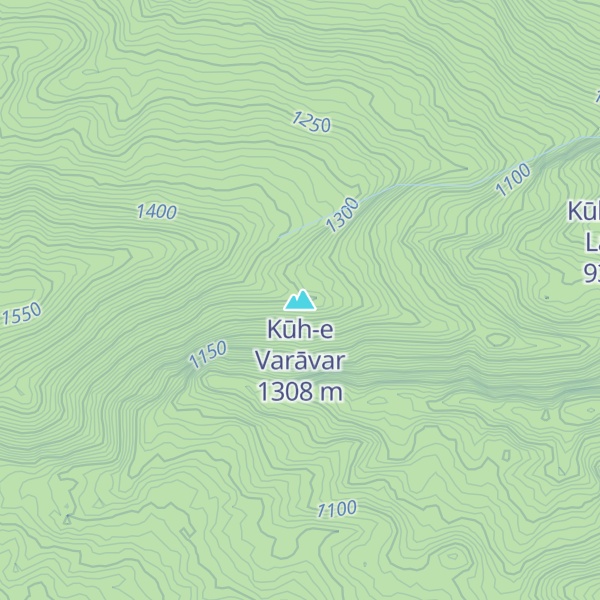 Map of Kūh-e Varāvar