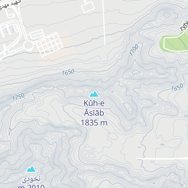 Map of Kūh-e Āsīāb