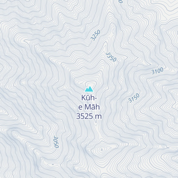 Map of Kūh-e Māh