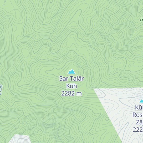 Map of Sar Talār Kūh
