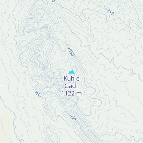 Map of Kuh-e Gach