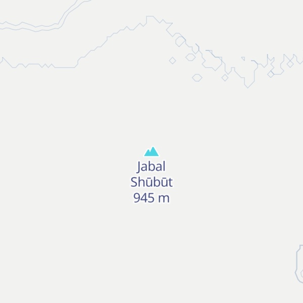 Map of Jabal Shūbūt