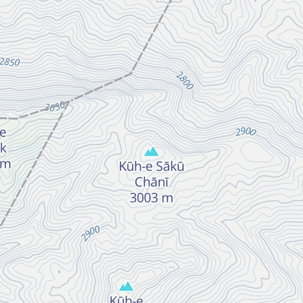 Map of Kūh-e Sākū Chānī