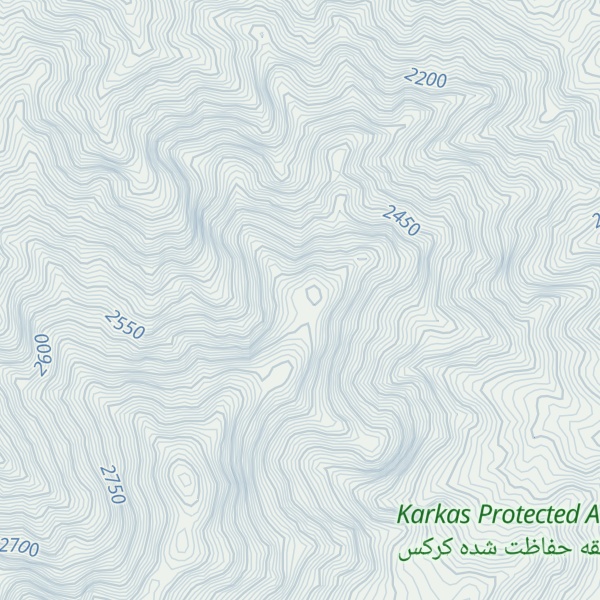 Map of Kūh-e Qal‘eh-ye Vashāy
