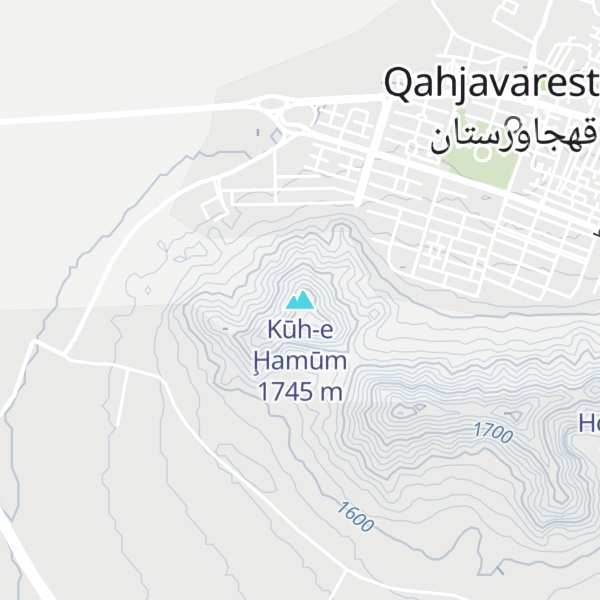 Map of Kūh-e Ḩamūm