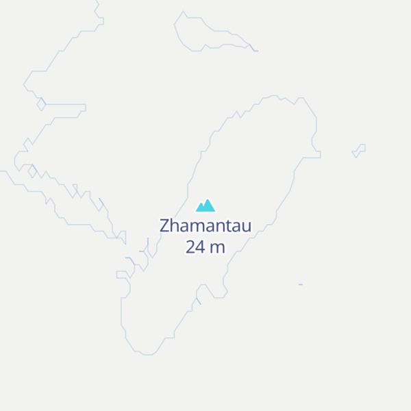Map of Zhamantau