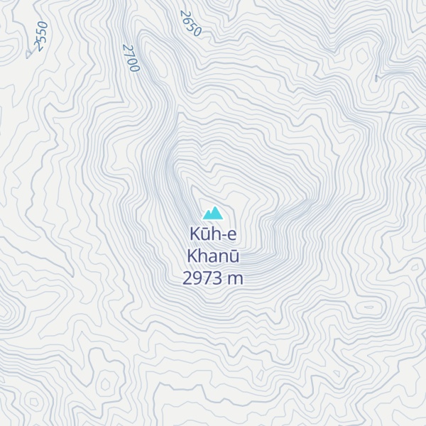 Map of Kūh-e Khanū