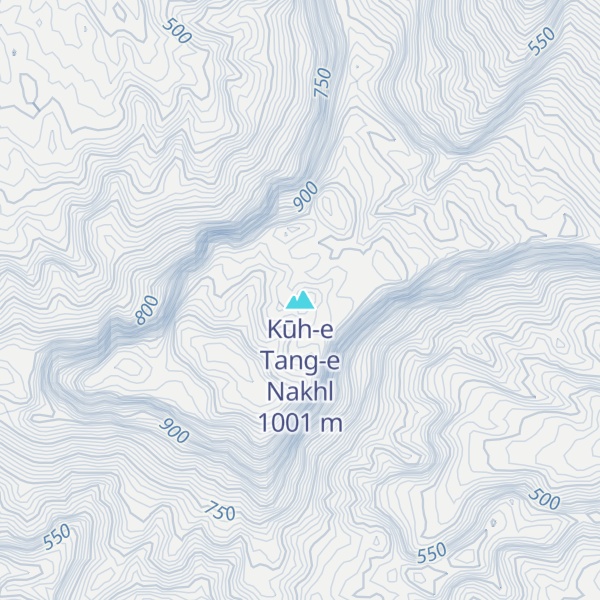Map of Kūh-e Tang-e Nakhl