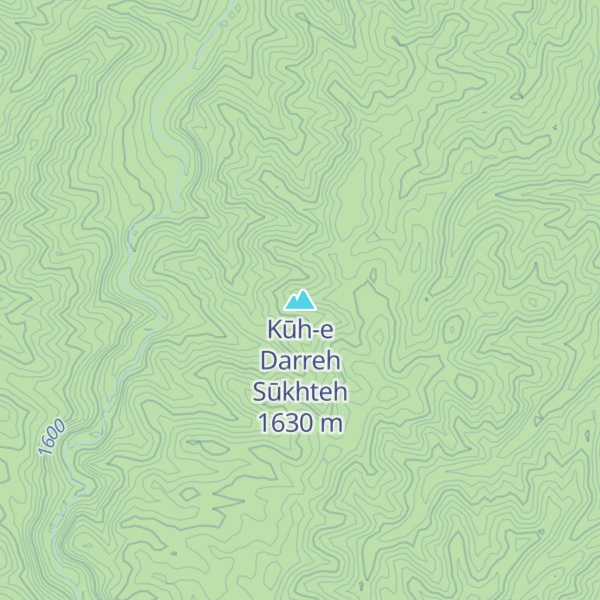 Map of Kūh-e Darreh Sūkhteh