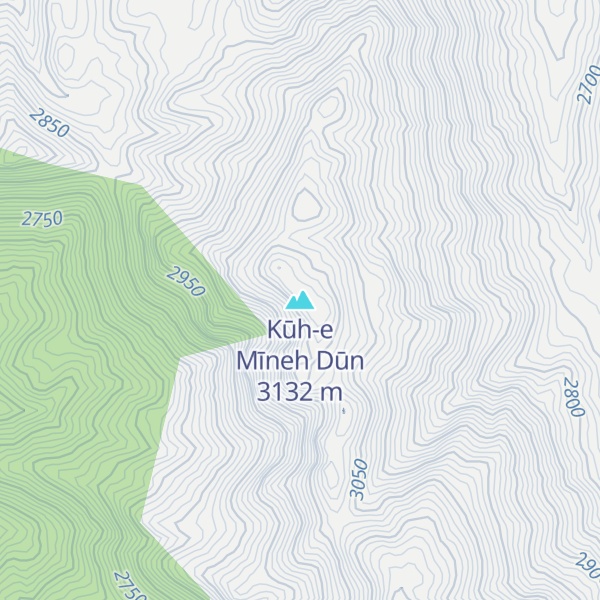 Map of Kūh-e Mīneh Dūn