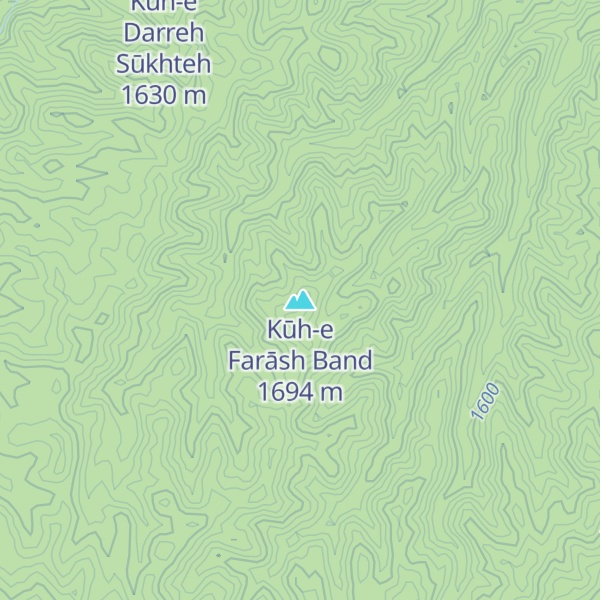 Map of Kūh-e Farāsh Band