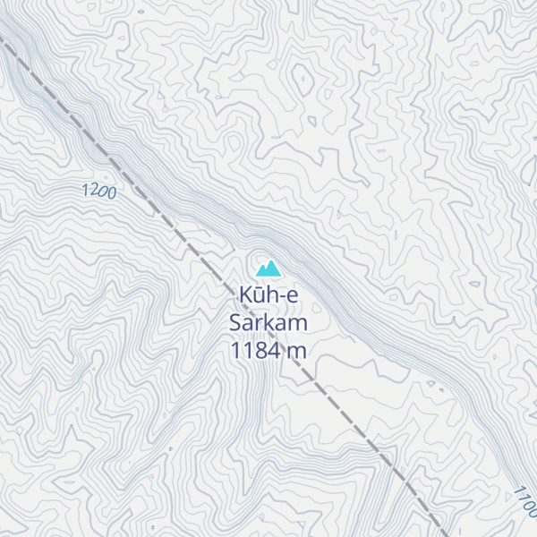 Map of Kūh-e Sarkam