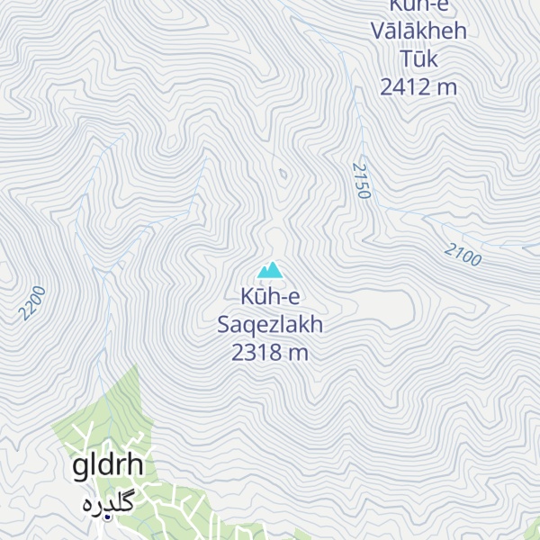 Map of Kūh-e Saqezlakh
