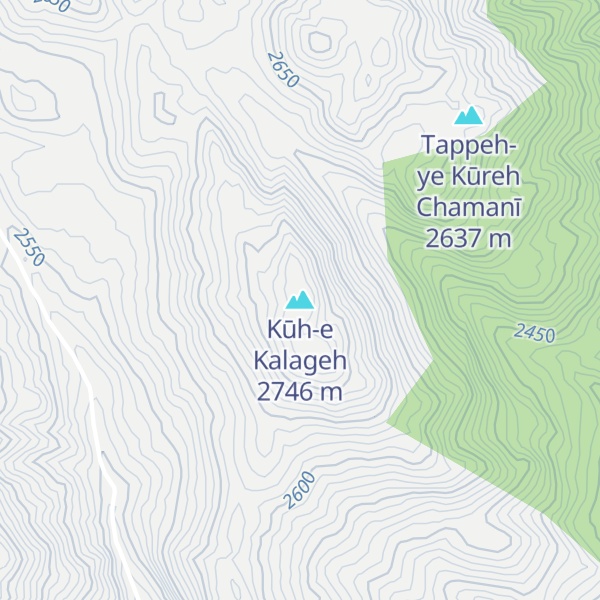 Map of Kūh-e Kalageh