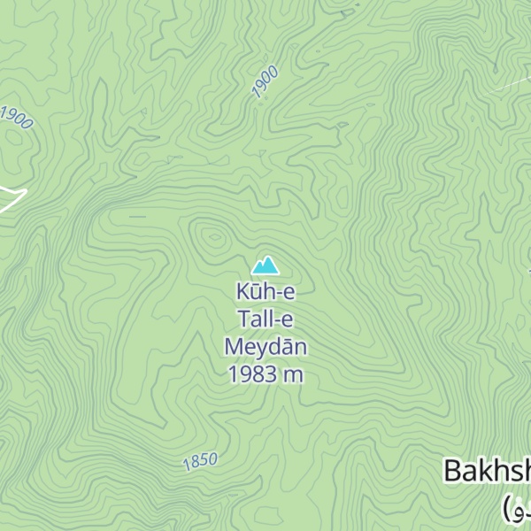 Map of Kūh-e Tall-e Meydān