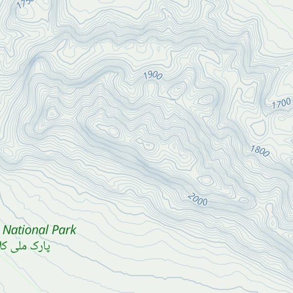 Map of Shāh Kūh