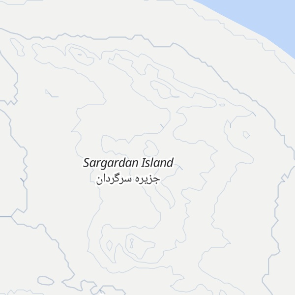 Map of Kūh-e Sargardān