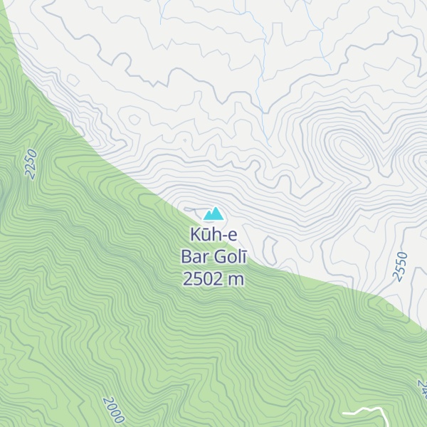 Map of Kūh-e Bar Golī
