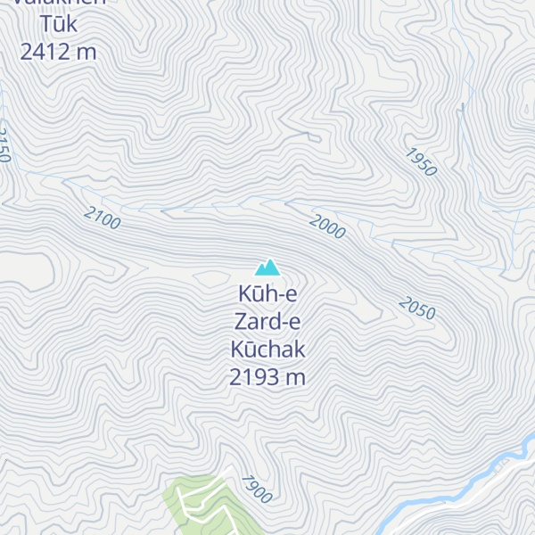 Map of Kūh-e Zard-e Kūchak