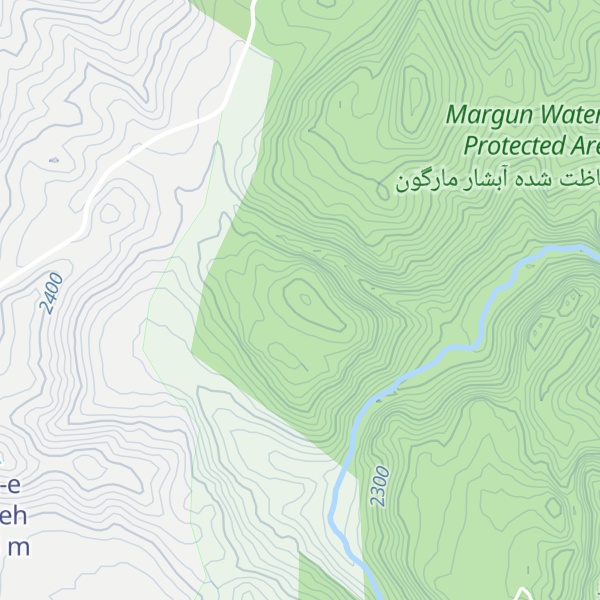 Map of Kūh-e Pas Gerdemārgān