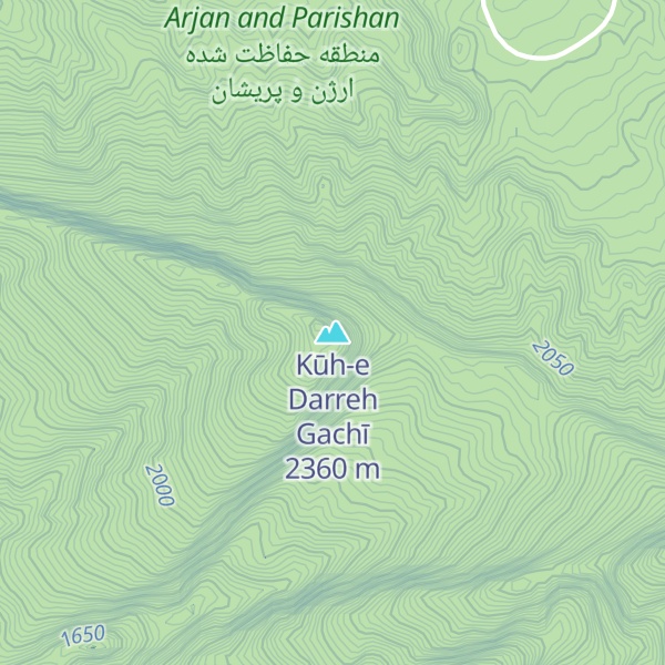 Map of Kūh-e Darreh Gachī