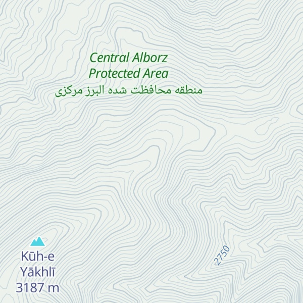 Map of Kūh-e Sīāh Kal