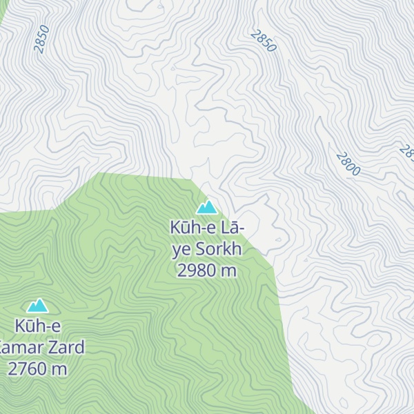 Map of Kūh-e Lā-ye Sorkh