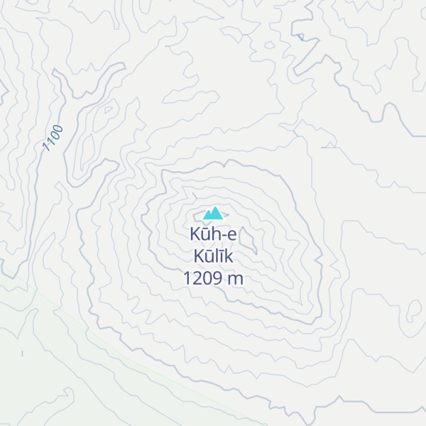 Map of Kūh-e Kūlīk