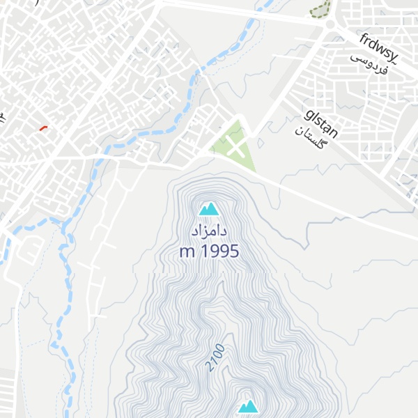 Map of دامزاد