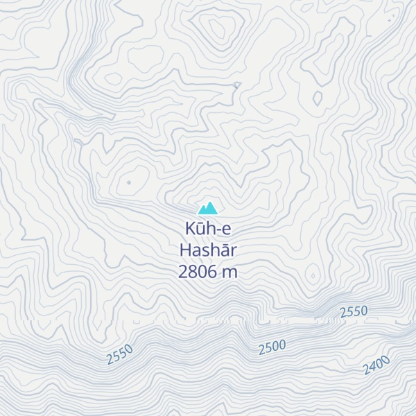 Map of Kūh-e Hashār