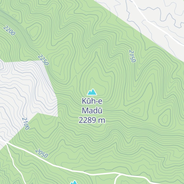 Map of Kūh-e Madū