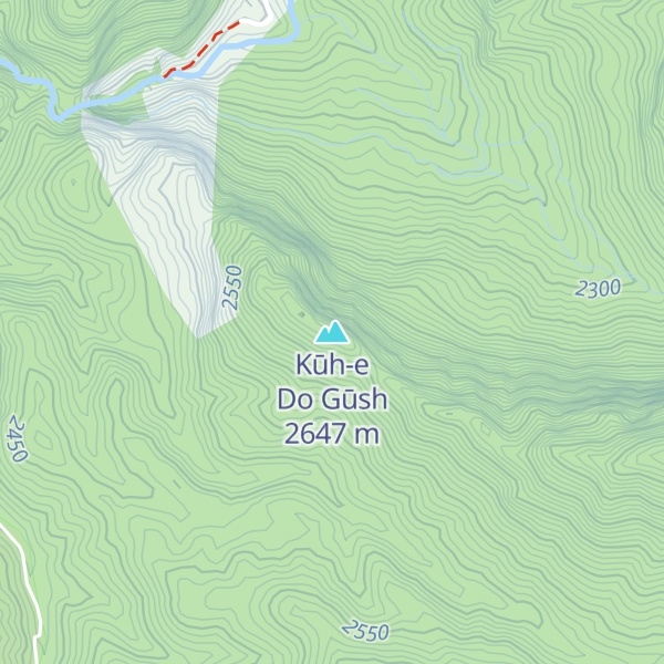 Map of Kūh-e Do Gūsh