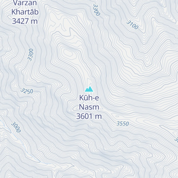 Map of Kūh-e Nasm