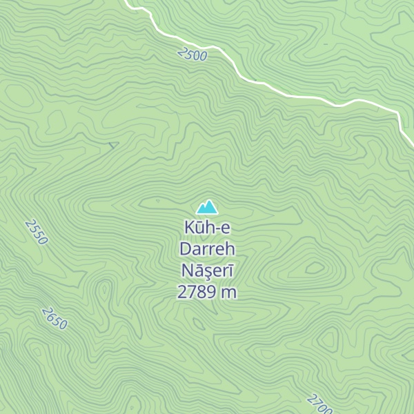 Map of Kūh-e Darreh Nāşerī