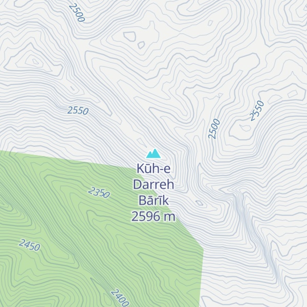 Map of Kūh-e Darreh Bārīk