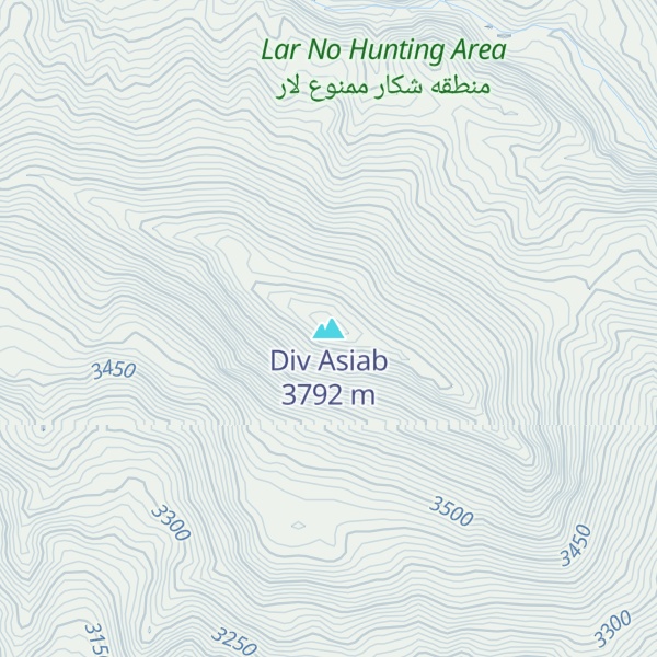 Map of Div Asiab