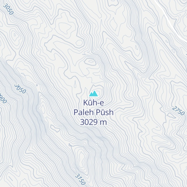 Map of Kūh-e Paleh Pūsh