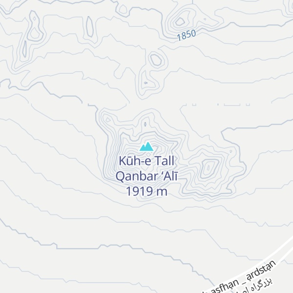 Map of Kūh-e Tall Qanbar ‘Alī
