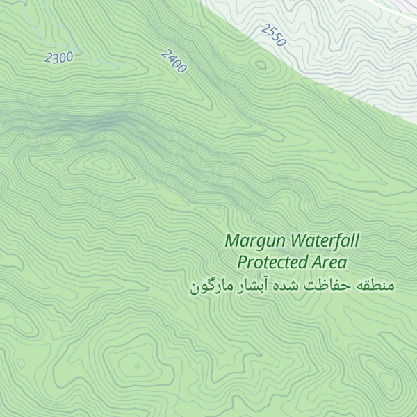 Map of Kūh-e Tīzeh Mārgān
