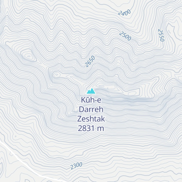 Map of Kūh-e Darreh Zeshtak