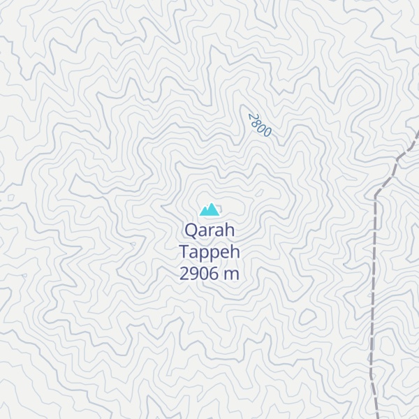 Map of Qarah Tappeh