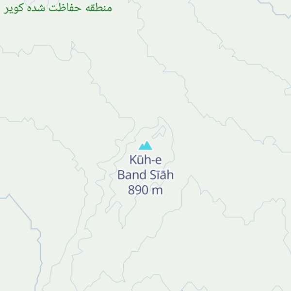 Map of Kūh-e Band Sīāh