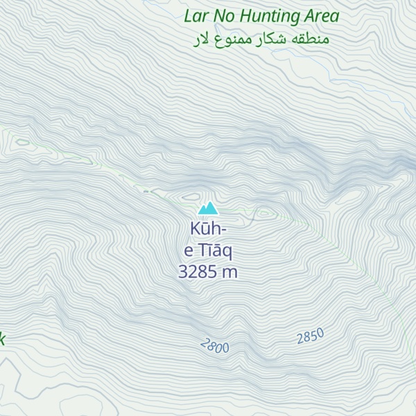 Map of Kūh-e Tīāq