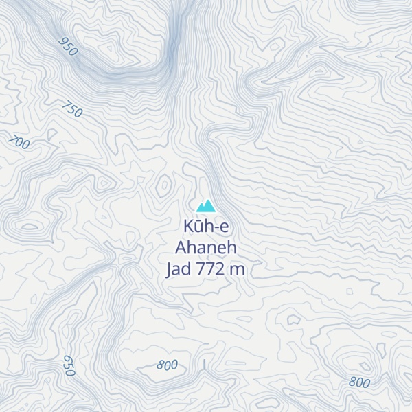 Map of Kūh-e Ahaneh Jad