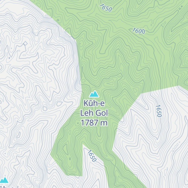 Map of Kūh-e Leh Gol