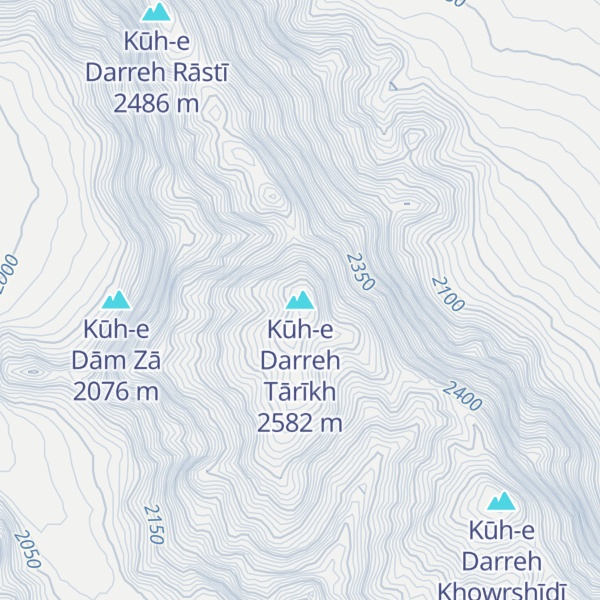 Map of Kūh-e Darreh Tārīkh