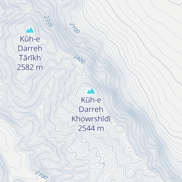 Map of Kūh-e Darreh Khowrshīdī