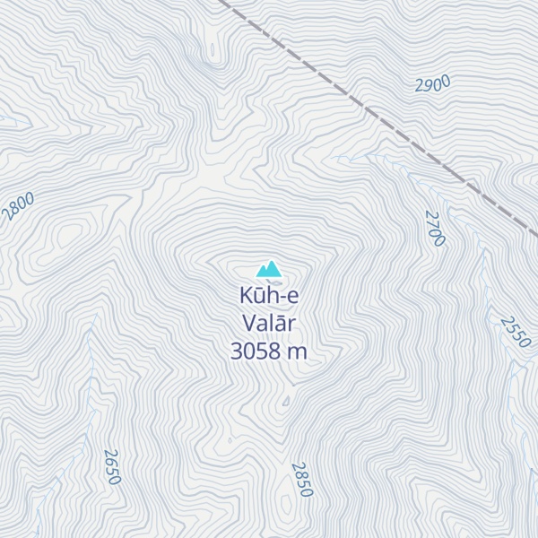 Map of Kūh-e Valār